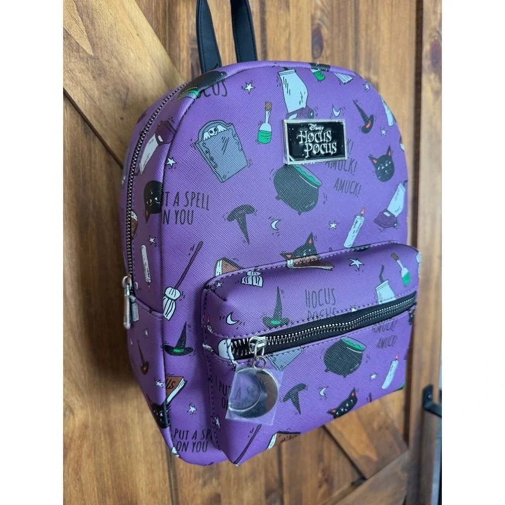 Disney Hocus‎ Pocus Mini Backpack Hot Topic Exclusive Halloween Witchy Amuck